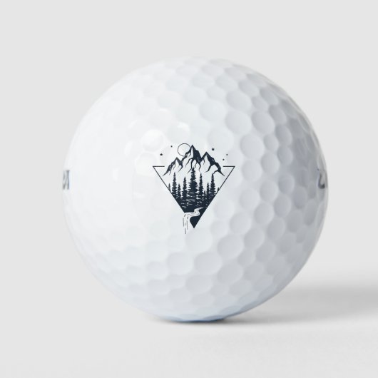 Bergkunst Golfball (Vorderseite)