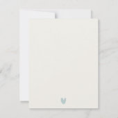 Bergland Lilac Field Landschaft Hochzeit RSVP Karte (Rückseite)