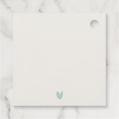 Bergland Lilac Fields Landschaft Hochzeit Geschenkanhänger (Rückseite)