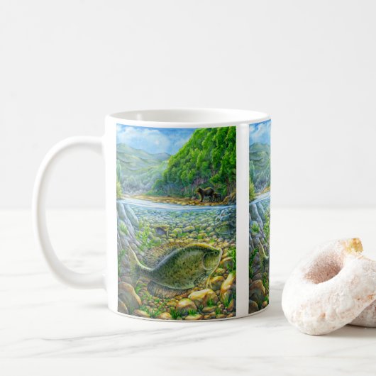 Berglandfisch Kaffeetasse (Mit Donut)