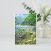 Berglandfisch Postkarte (Stehend Vorderseite)