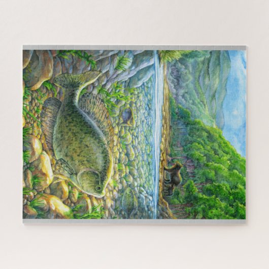 Berglandfisch Puzzle (Horizontal)