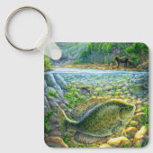 Berglandfisch Schlüsselanhänger (Vorderseite)