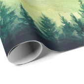 Berglandschaft. Aquarellbild. Geschenkpapier (Rolleneckpunkt)