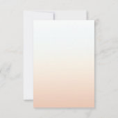 Berglandschaft Brautparty Rosa ID787 Einladung (Rückseite)