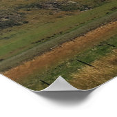 Berglandschaft des Berges Aspiring Poster (Ecke)