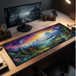 Berglandschaft, Dreamy Forest Design Nr. 327 Schreibtischunterlage