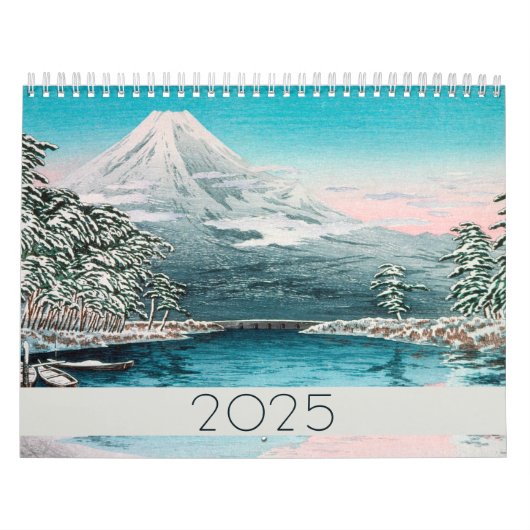 Berglandschaft Feine Kunst 2024 Vintager Stil Kalender (Titelbild)