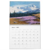 Berglandschaft Feine Kunst 2024 Vintager Stil Kalender (Mär 2027)
