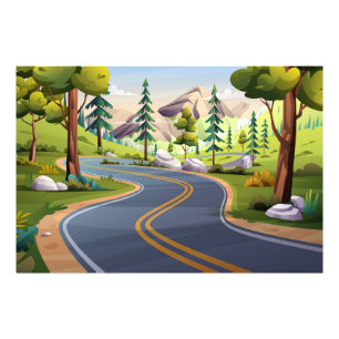 Berglandschaft Fotodruck