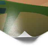 Berglandschaft Fotodruck (Ecke)