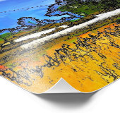 BERGLANDSCHAFT FOTODRUCK (Ecke)