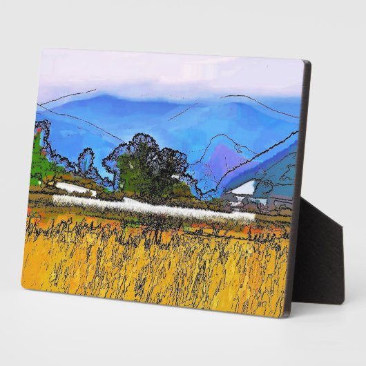 BERGLANDSCHAFT FOTOPLATTE (Seite)