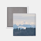 Berglandschaft Grosser Platz Magnet (Vorderseite/Rückseite)