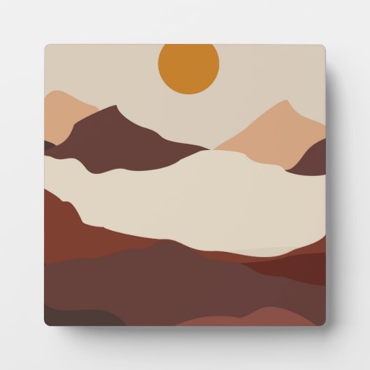 Berglandschaft Hintergrund Fotoplatte (Vorderseite)