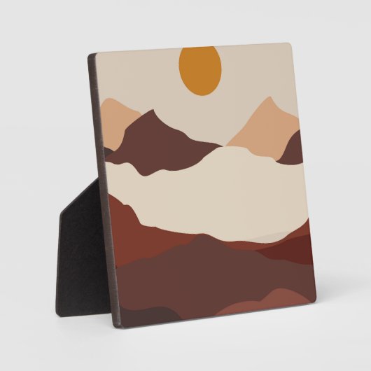 Berglandschaft Hintergrund Fotoplatte (Vorderseite)