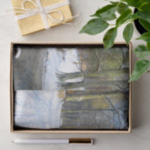 Berglandschaft im Winter, Decoupage Seidenpapier (Geschenk)