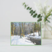 Berglandschaft im Winter Feiertagspostkarte (Stehend Vorderseite)