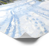 Berglandschaft im Winter Poster (Ecke)