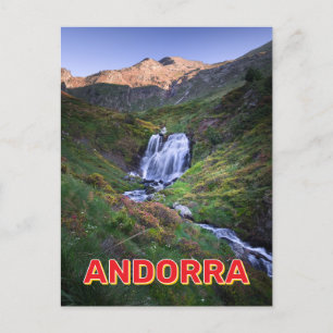 Berglandschaft in Andorra Postkarte
