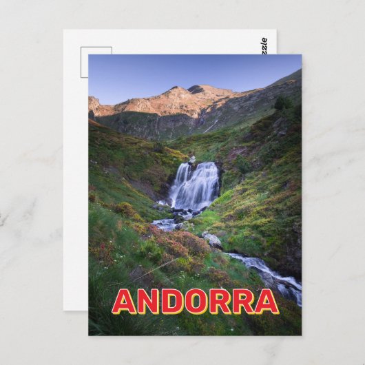 Berglandschaft in Andorra Postkarte (Vorne/Hinten)