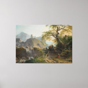 Berglandschaft in der Nähe von Düsseldorf, Gerard Leinwanddruck