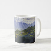 Berglandschaft in der Schweiz (Serebriakova) Kaffeetasse (VorderseiteRechts)
