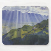 Berglandschaft in der Schweiz (Serebriakova) Mousepad (Vorne)
