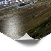 Berglandschaft in Norwegen Foto drucken (Ecke)