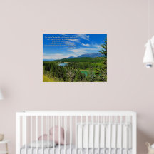 Berglandschaft Inspirationsquelle Poster