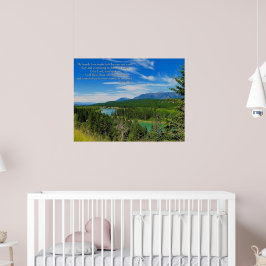 Berglandschaft Inspirationsquelle Poster
