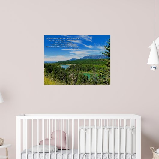 Berglandschaft Inspirationsquelle Poster (Kinderzimmer 2)