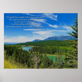 Berglandschaft Inspirationsquelle Poster