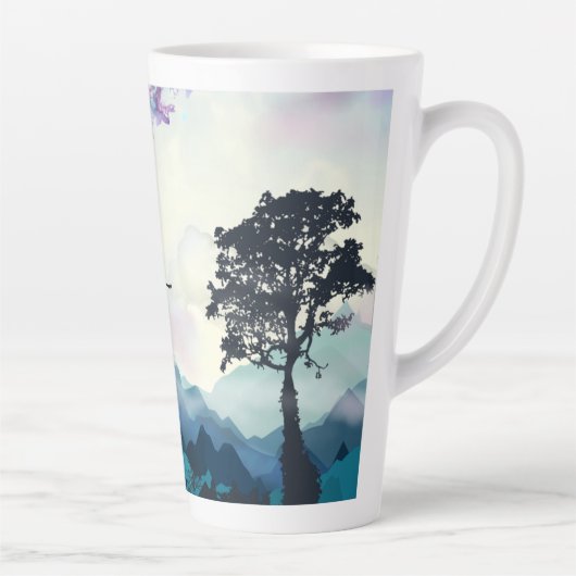 Berglandschaft Kaffee-Tasse Milchtasse (Rechts)