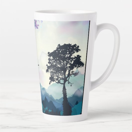 Berglandschaft Kaffee-Tasse Milchtasse (Rechts)