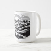 Berglandschaft Kaffeetasse (VorderseiteRechts)