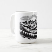 Berglandschaft Kaffeetasse (Vorderseite Links)