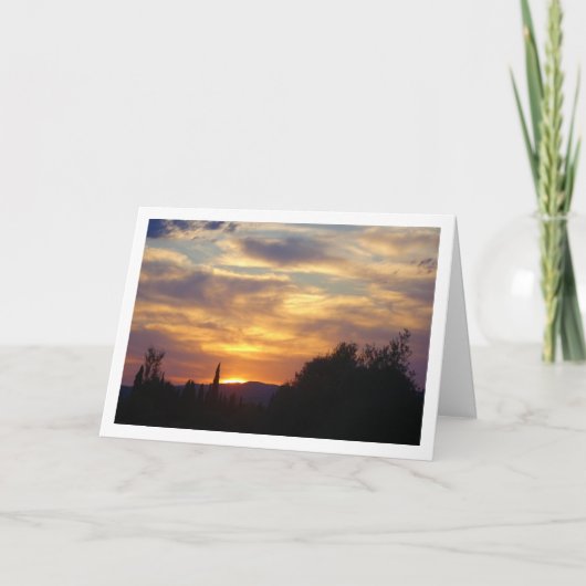 Berglandschaft Karte (Vorderseite)