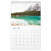 Berglandschaft Klein, weiß Kalender (Mär 2027)