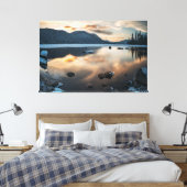 Berglandschaft Leinwanddruck (Insitu (Schlafzimmer))