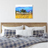 BERGLANDSCHAFT LEINWANDDRUCK (Insitu (Schlafzimmer))