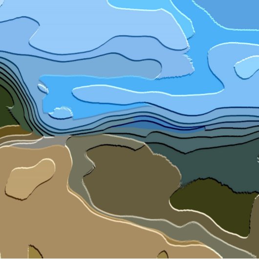 BERGLANDSCHAFT LEINWANDDRUCK