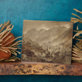 Berglandschaft, Macugnaga, 1845 (Stift & braun Fotoplatte (Seite)