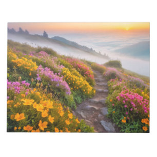 Berglandschaft Majestic Picturesque Mist Sky Notizblock