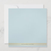 Berglandschaft Malerei künstlerische Hochzeit Einladung (Rückseite)