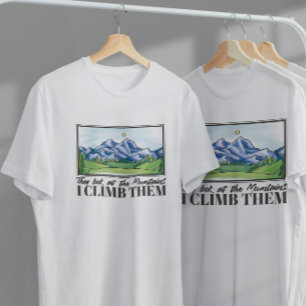 Berglandschaft Malerei T-Shirt