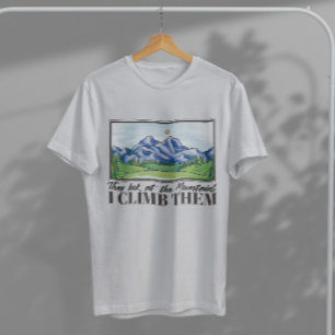Berglandschaft Malerei T-Shirt