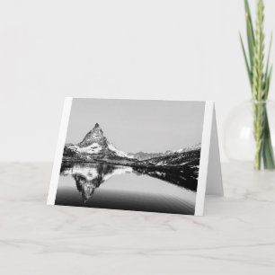 Berglandschaft Matterhorn Feiertagskarte