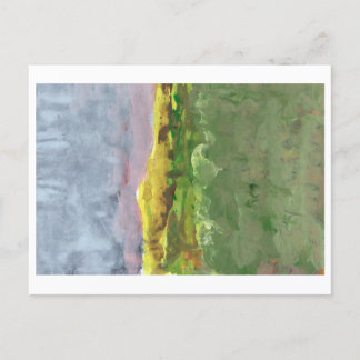 Berglandschaft mit lila Himmel #1 Postkarte