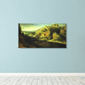 Berglandschaft mit Überraschungsangriff, c.1585 Leinwanddruck (Insitu (Holzboden))